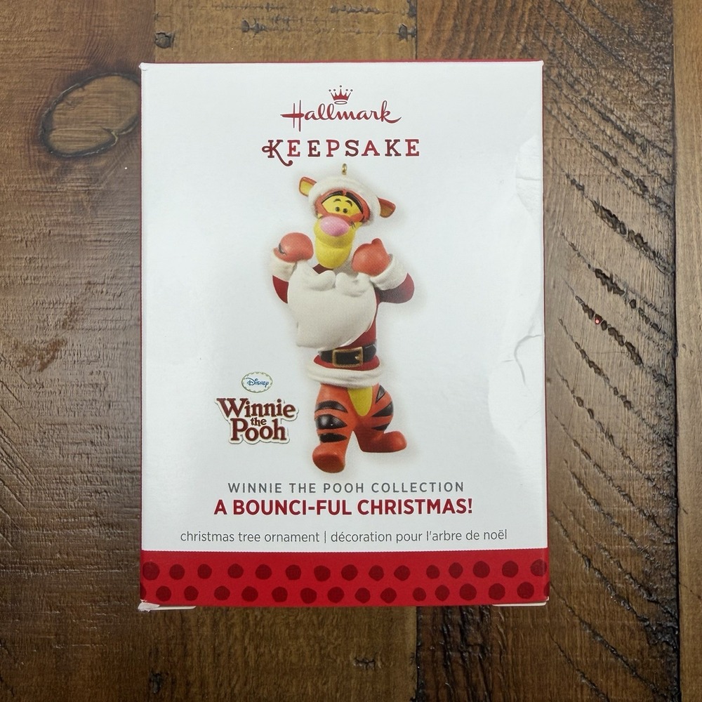 Hallmark Keepsake Disney Winnie the Pooh Tigger Ornament Bounci-ful Christmas